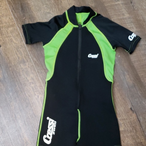 Cressi swim neoprene wetset kids blk orange - Picture 7 of 8